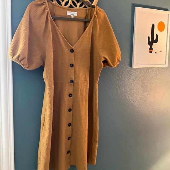 Madewell Dresses & Skirts - Madewell | mustard button front dress